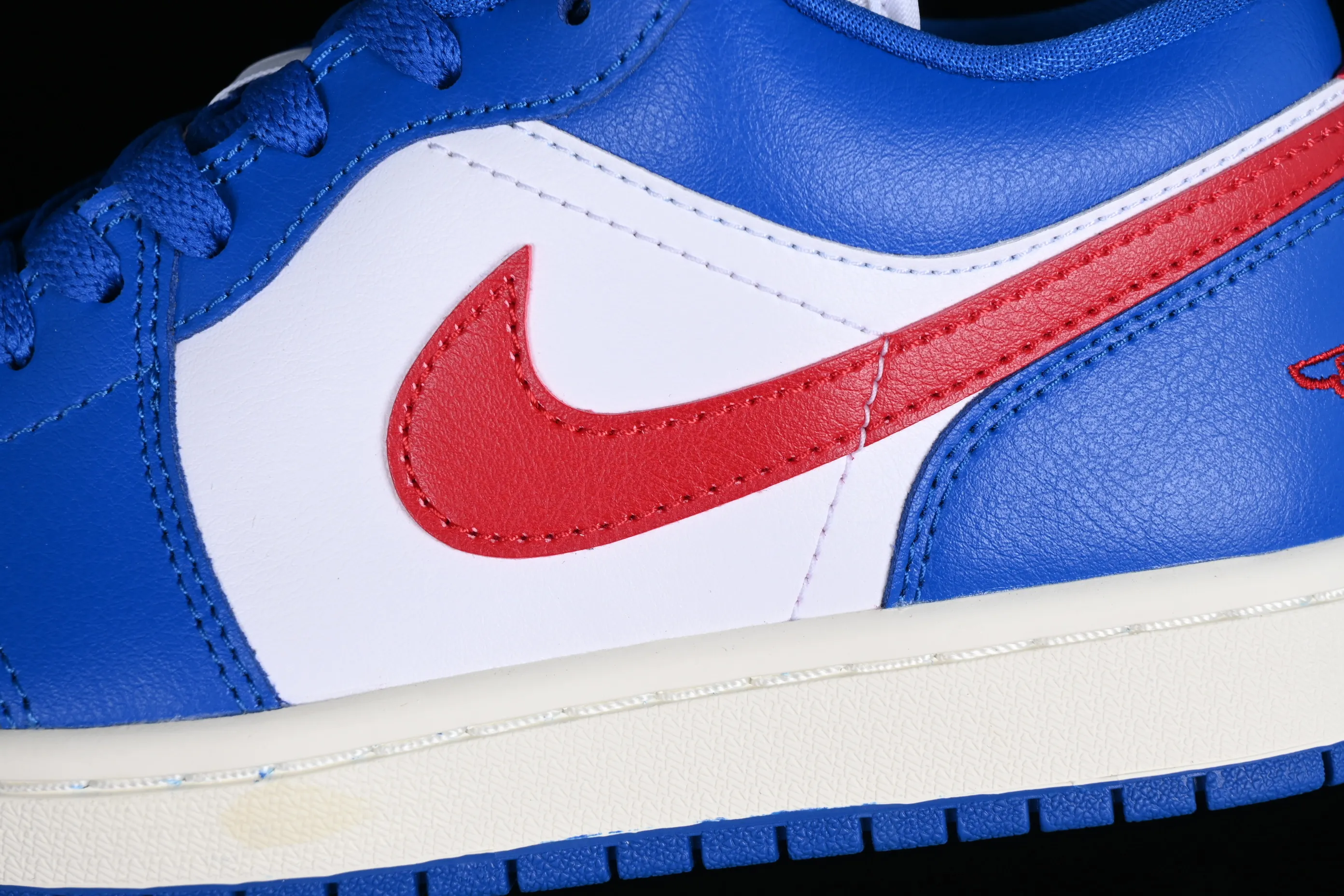 All categories Air Jordan Jordan series basketball shoes Air Jordan 1 Low G version pure original Air Jordan 1 Low "Sport Blue" AJ1 Joe 1 Independence Day color low top basketball shoes DC0774-416